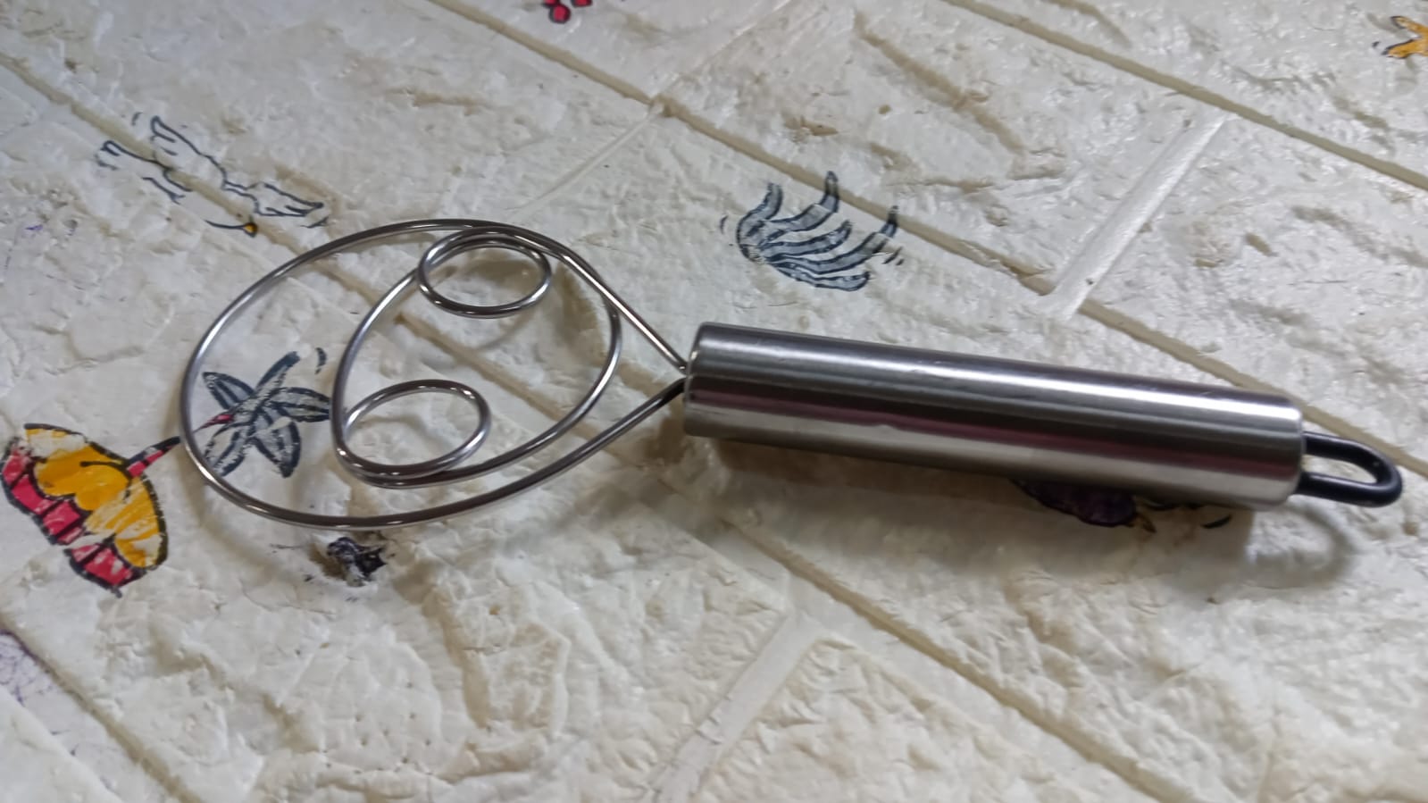 Dough Whisk, Premium Stainless Steel Dutch Whisk, Dough Hand Mixer Artisan Blender For Egg, Bread, Cake, Pastry, Pizza Dough - Perfect Baking Tools, Whisking, Tirring Kitchen Tools (2 Pc)