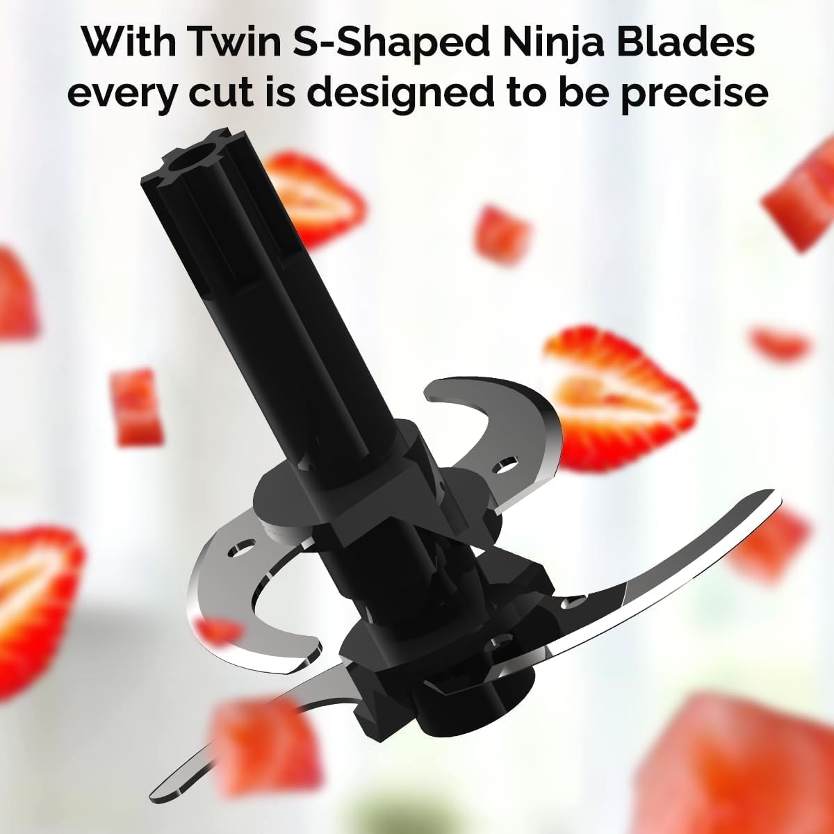 Push Chopper 1100ml | Multi-Purpose Vegetable, Onion, and Garlic Chopper, Efficient Manual Kitchen Cutter