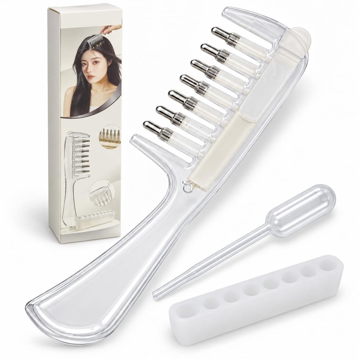 Hair Oil Applicator Comb | Scalp Oil Applicator Comb