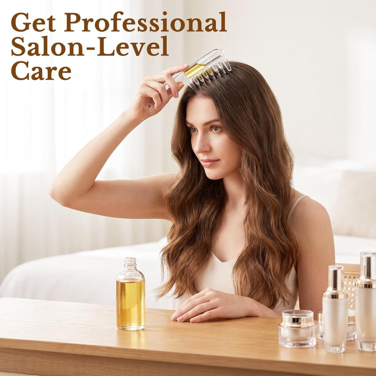 Hair Oil Applicator Comb | Scalp Oil Applicator Comb