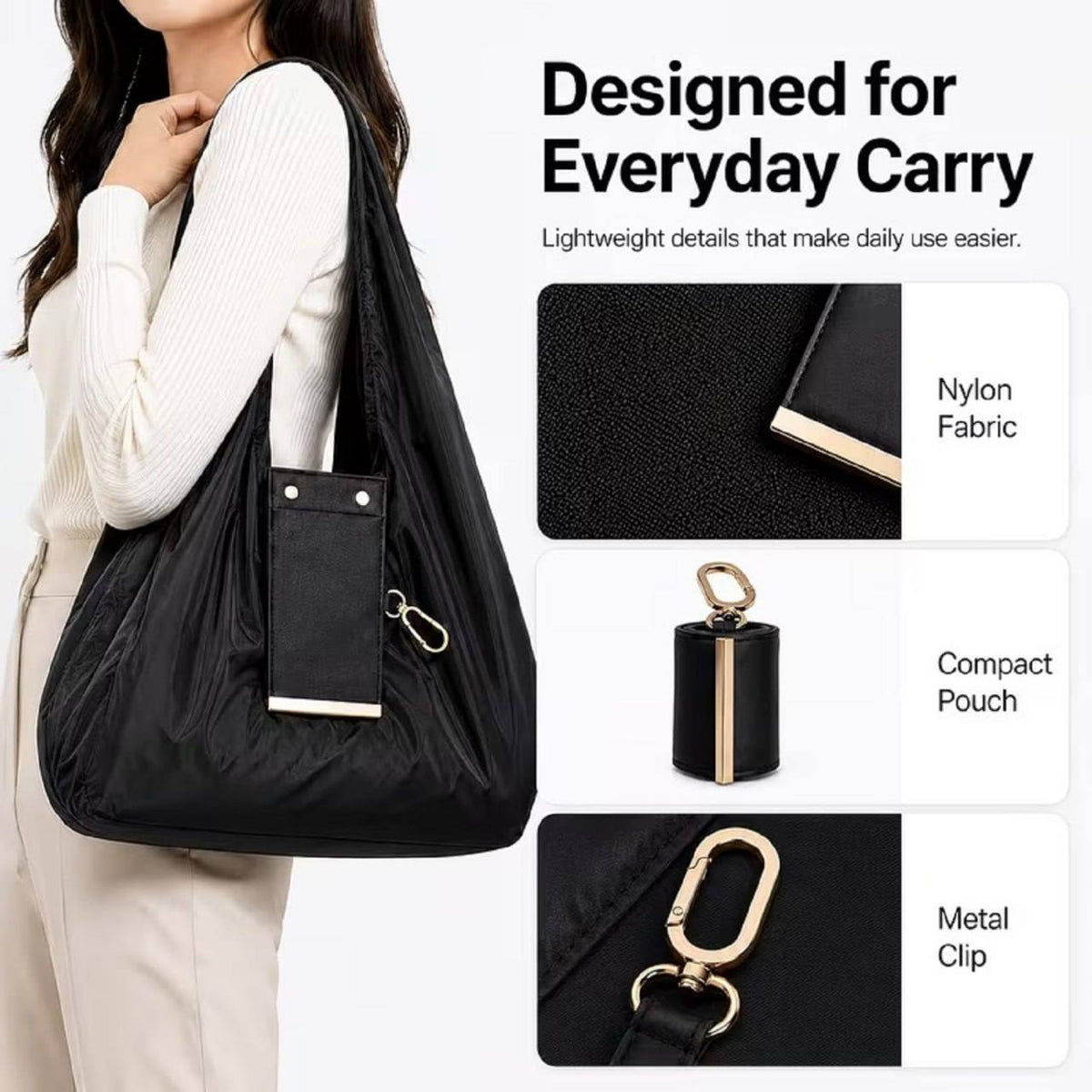Foldable Keychain Storage Tote Bag | Reusable Storage Tote Bag